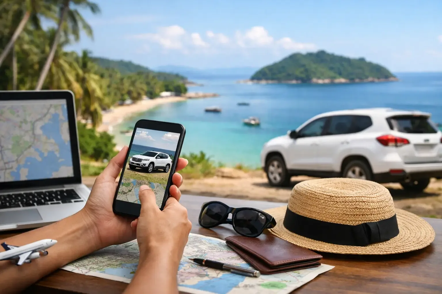 Route côtière de Nosy Be en voiture, entre plages et villages