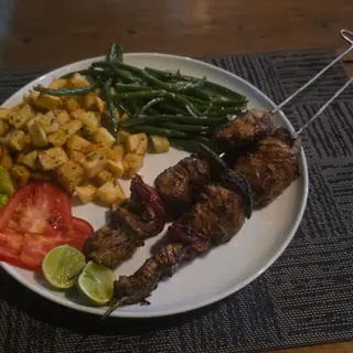Spiedini di filetto di zebù