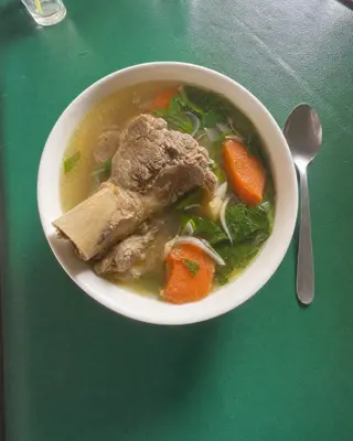 Soupe jarret de zébu