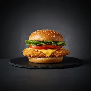 Chicken cheeseburger