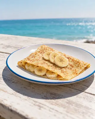 Crêpe alla banana