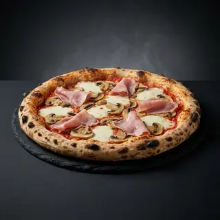 Ham and mushrooms